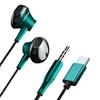 Auricolari In-Ear Tipo-C in Metallo Nuovo Stile con Bassi Potenti, Microfono e Assorbimento Magnetico
