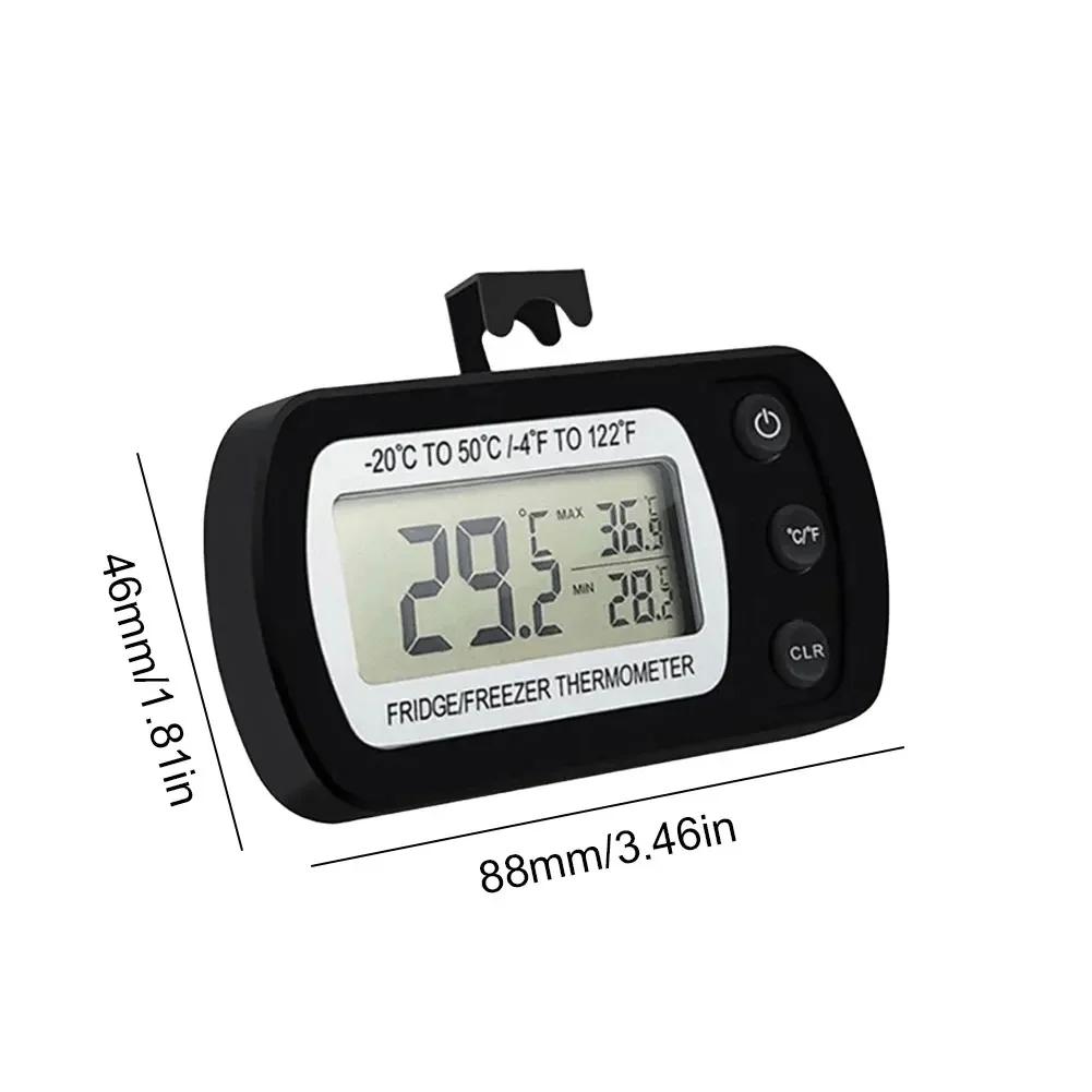 Termometru Digital Electronic Mini Impermeabil pentru Temperatura Congelatorului -50~110 grade Termometru Frigider