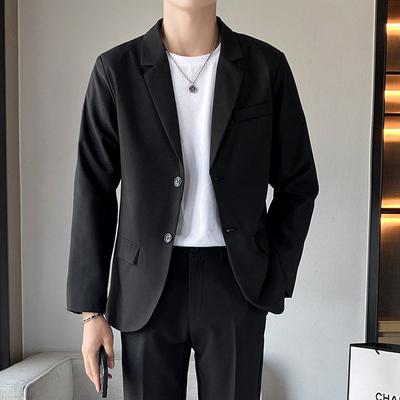 Men's Jacket Office Casual Jacket Men's Casual Plus Size Suit Groom Dress Slim Jacket