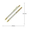 IWI Gel Ink Ballpoint Pen, 0.5mm, Retro Old Taiwan Tile Yellow Hibiscus, 3H921-TILES MH, Aluminum Alloy