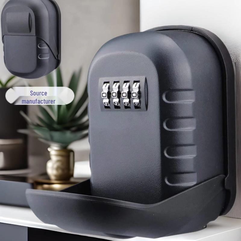 Wall-Mounted Metal Outdoor Anti-Theft Key Storage Lock Box