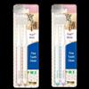 King Fine Tooth Clean Pearl White Soft Bristle Toothbrush (2-Pack)