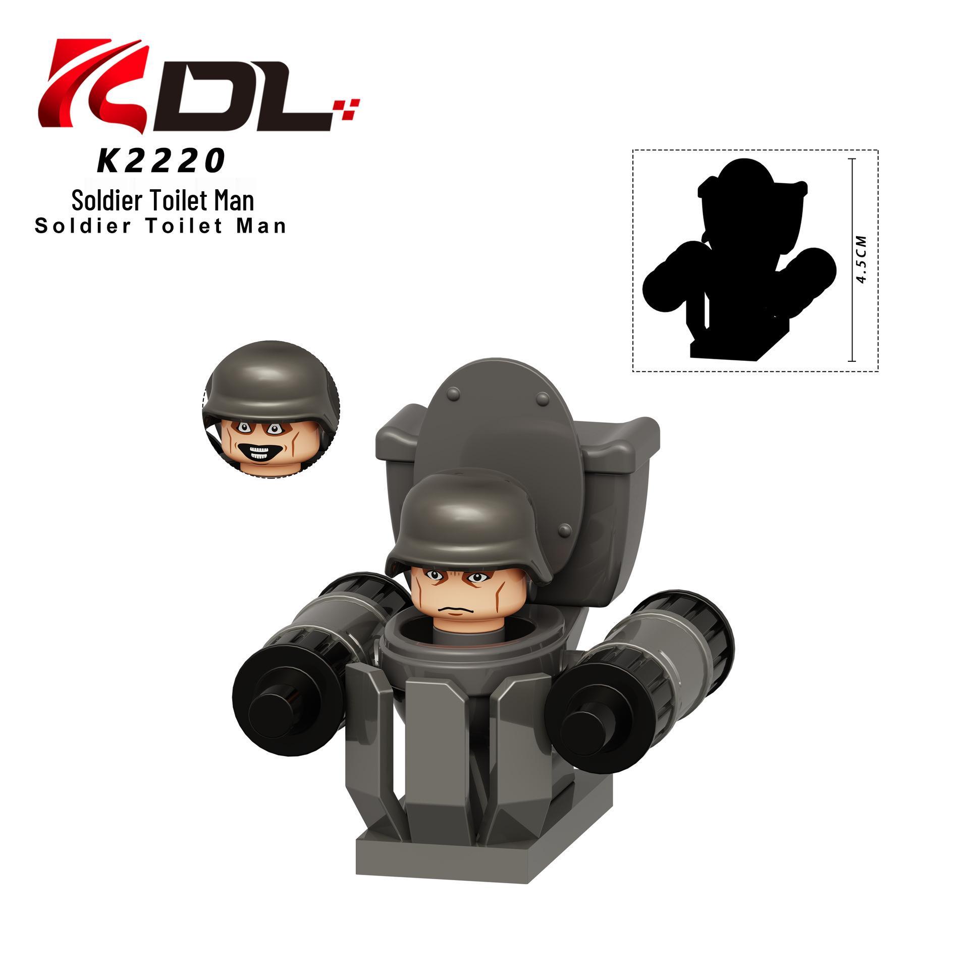 Ke Rui KDL833 Soldier Astronaut Cameraman Minifigure Building Blocks Toy