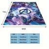 1pc Avengers Printing Blanket - Soft, All-Season Throw for Living Room, Bedroom,Personalized Gift with Adorable Cartoon Design