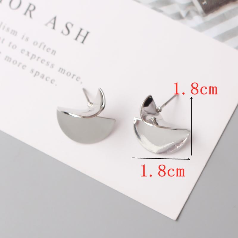 Przesadna geometria Nieregularne metalowe wiszące kolczyki Spiralny skręcony węzeł Okrągłe gładkie Brincos Cyrkonia