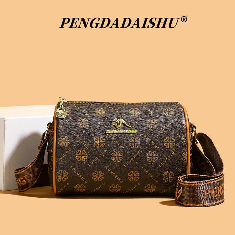Versatile Retro Plaid Small Square Bag with Wide Shoulder Strap 2025