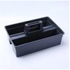 Gray Storage Box Three Compartments Thickened Tool Basket Home Hotel Cleaning Portable Sundry Hospital Plastic Guest Room