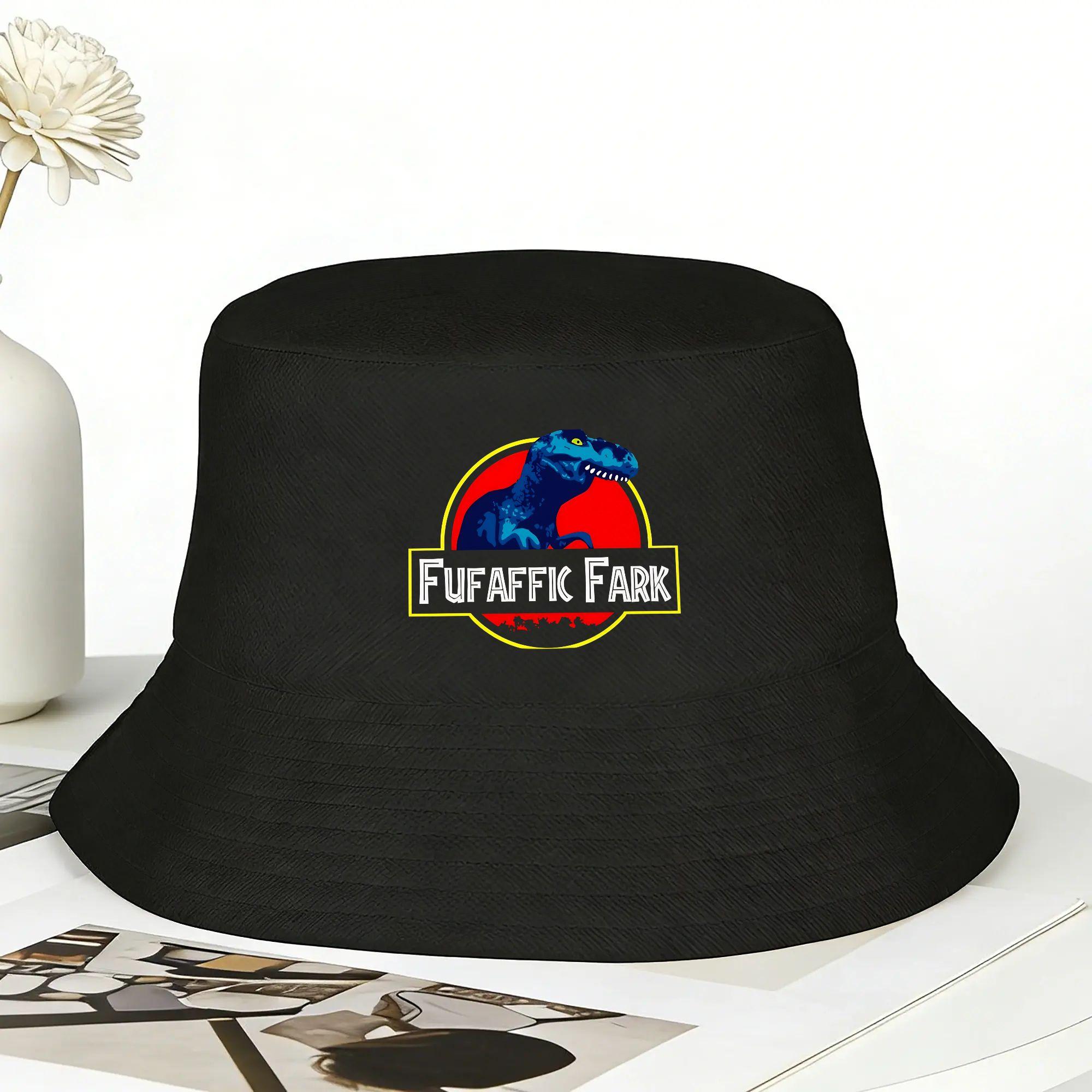 Furafic Fark Bucket Hat Hawaii Fisherman Caps Foldable Fishing Sun Hats For Men Women Funny Custom Cap One Size