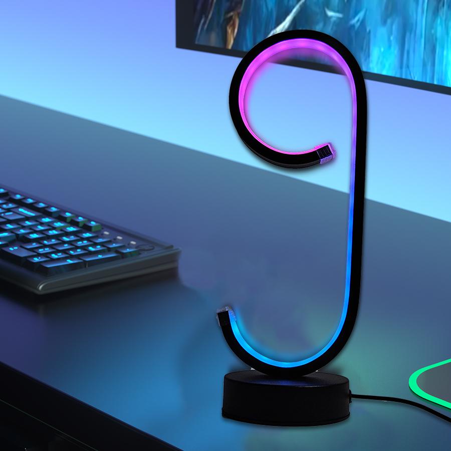 

Современная настольная лампа креативная цифровая 6/8/9 , питание от USB - волшебная бегущая лампа, подходит для украшения игровой комнаты, вечеринки, дня рождения light yellow