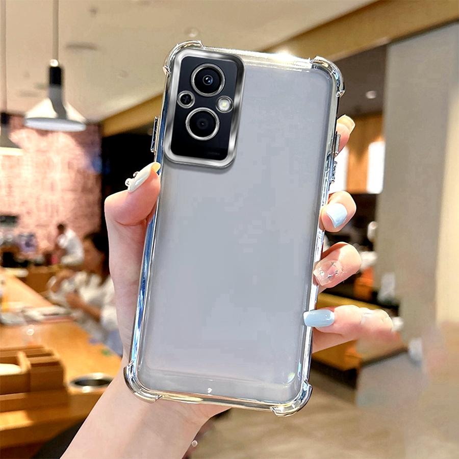 Airbag Shookproof Lens Case For OnePlus 11 12 12R 13 13R Nord CE 4 5 Lite 5G N20 Plating Silicone Back Clear Cover