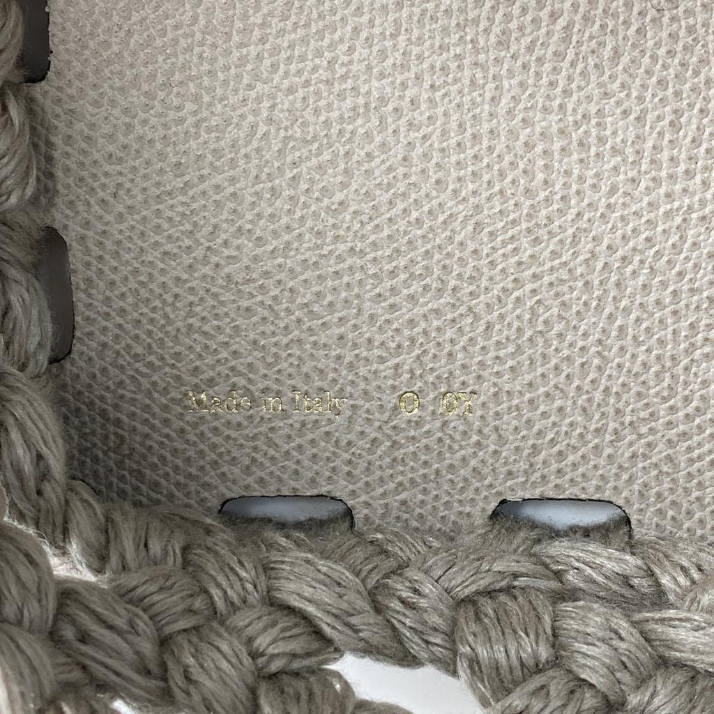 Gebrauchte Valextra Umhängetasche Gurege Canvas/Leder Damen