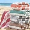 1-pack Thick Bath Towel, Strong Water Absorption and Quick Drying, Non Shedding, Durable - Very Suitable for Families, Beaches,