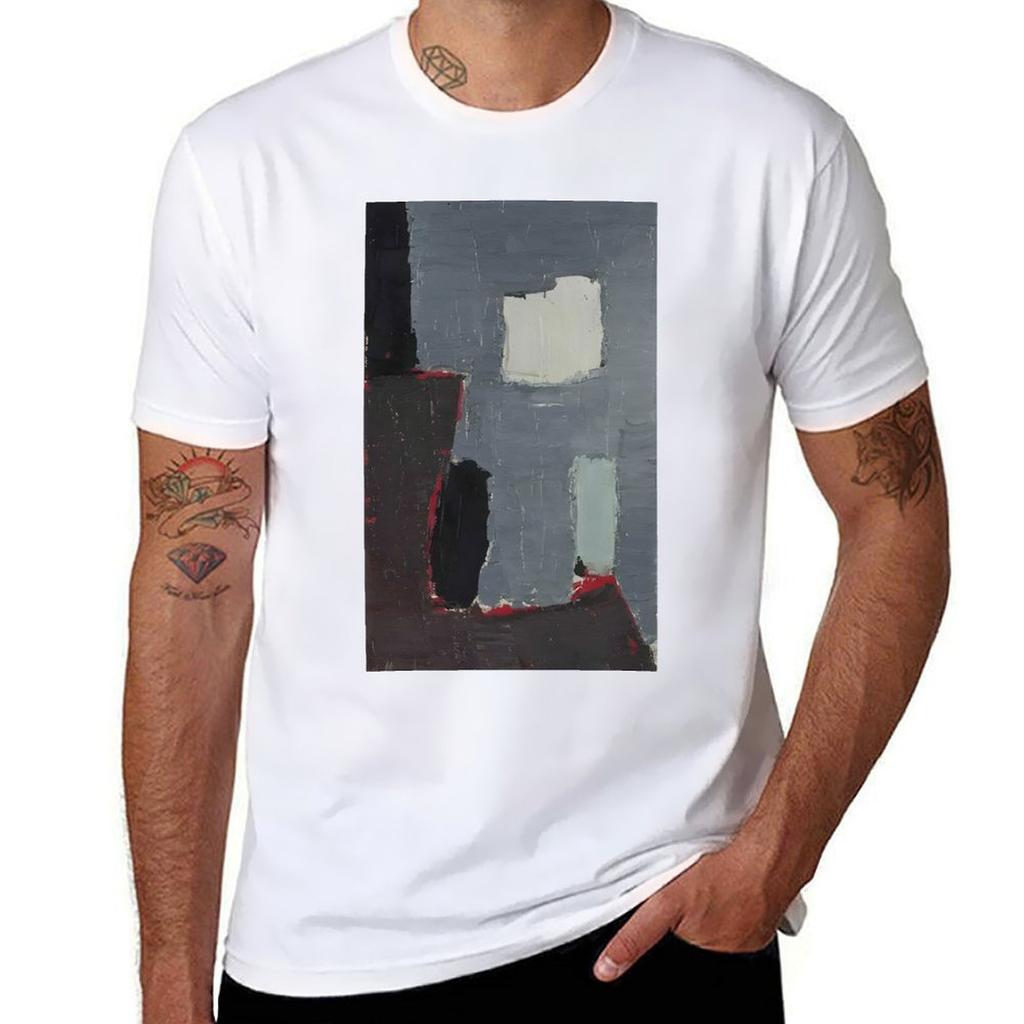 Nicolas de Stal TShirt Stylish Print Short Sleeve Tee