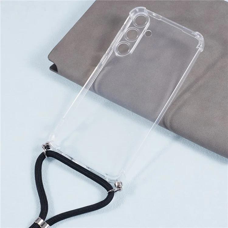 

For Samsung Galaxy A55 5G Case Transparent Phone Cover Four Corner Airbags