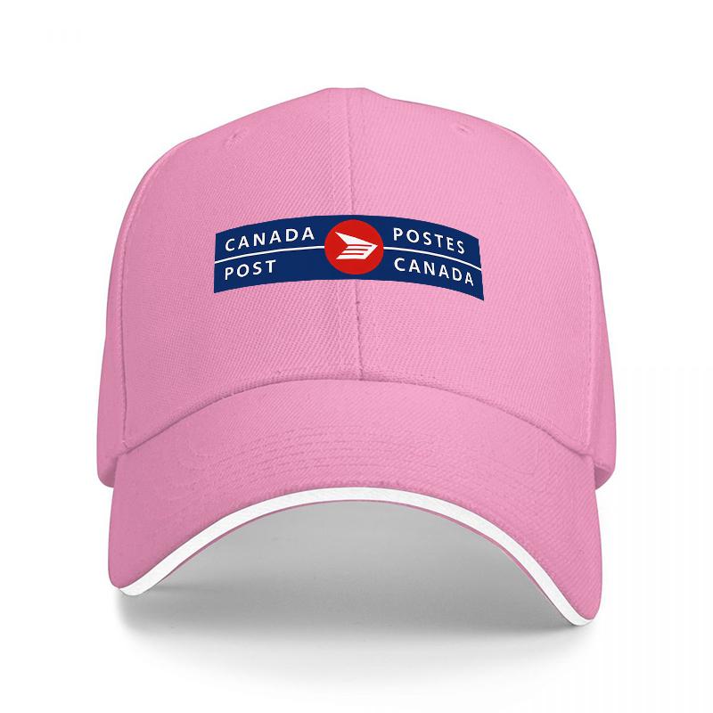 Cappellino da Baseball con Logo Canada Post Nero Regolabile con Design Emblema Ufficiale per Unisex e Donne Stile Classico Abbigliamento da Esterno