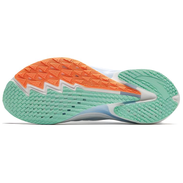 Anta Mach 4.0 Comfortable Versatile Shock Absorbing Durable Low Top Running Shoes Women Sneaker White Blue 122425583-3