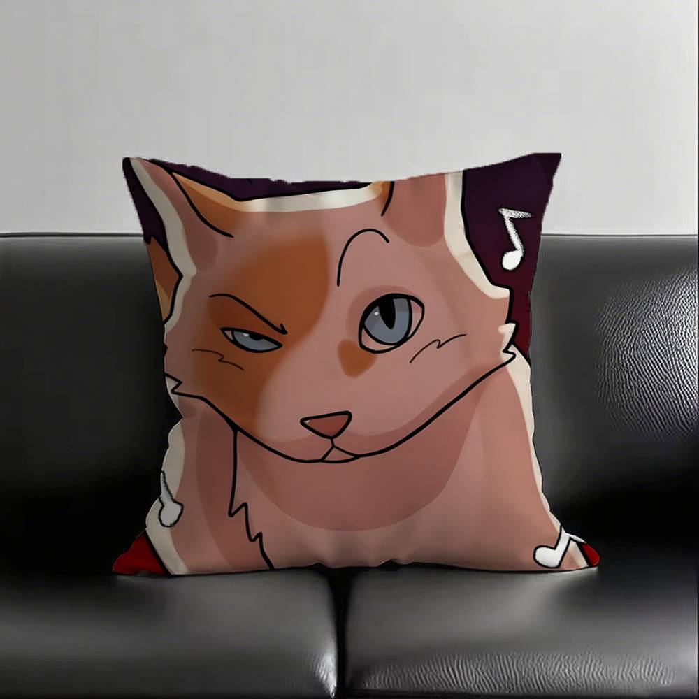 1pc Blueycapsules Pillow Case Square Bedroom Sofa Leisure Comfort Cushion Car Living Room Home Decoration