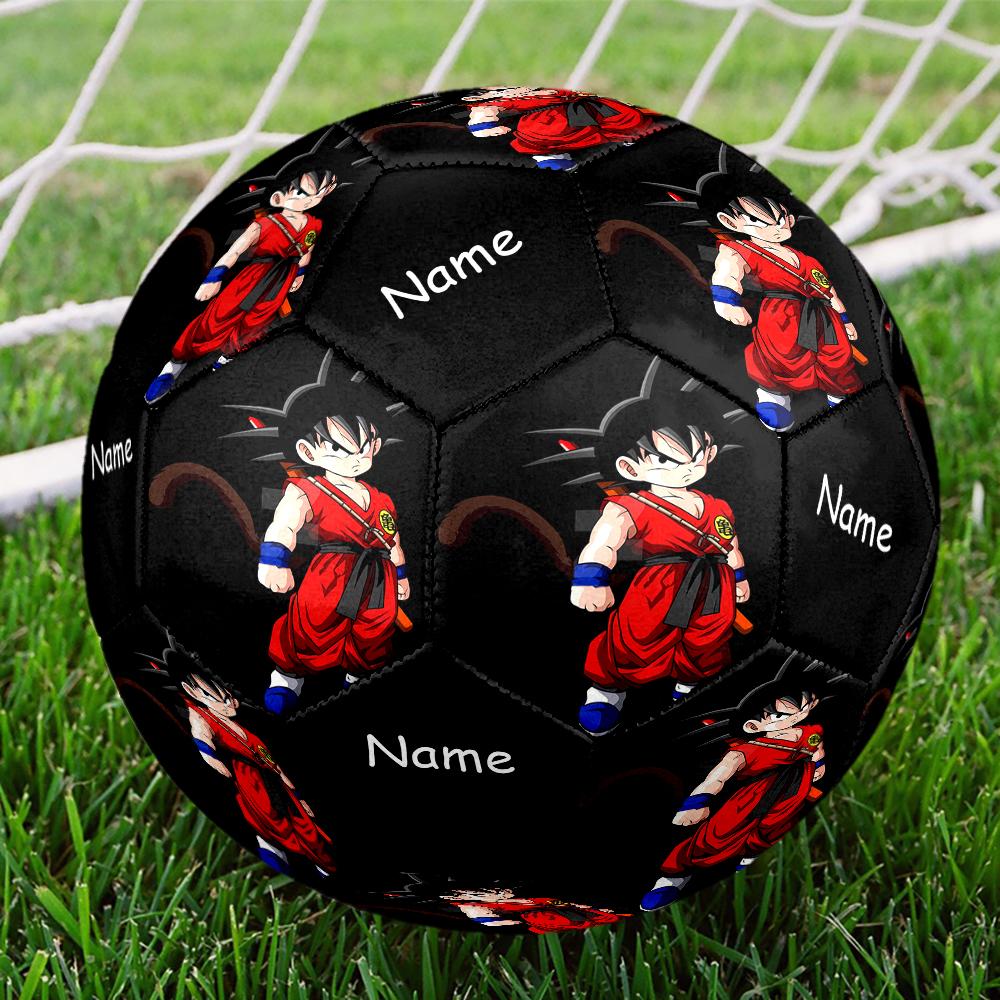 Custom Name Dragon Ball Theme Size 5 Soccer Ball, Suitable for Both Indoor and Outdoor Matches, a Gift Suitable for Everyone.