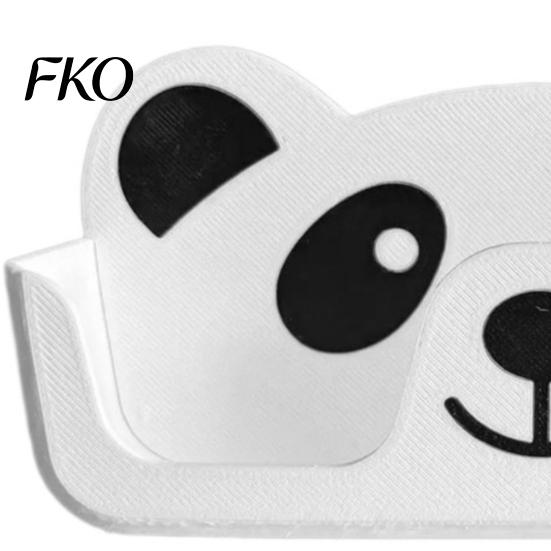 Brillen-Aufbewahrungsbox 3D-gedruckter Panda-Halter, Niedlicher Cartoon-Brillenständer für Schreibtisch-Form-Organizer Nachttisch, Rutschfester Kratzfester Sonnenbrillen-Organizer,