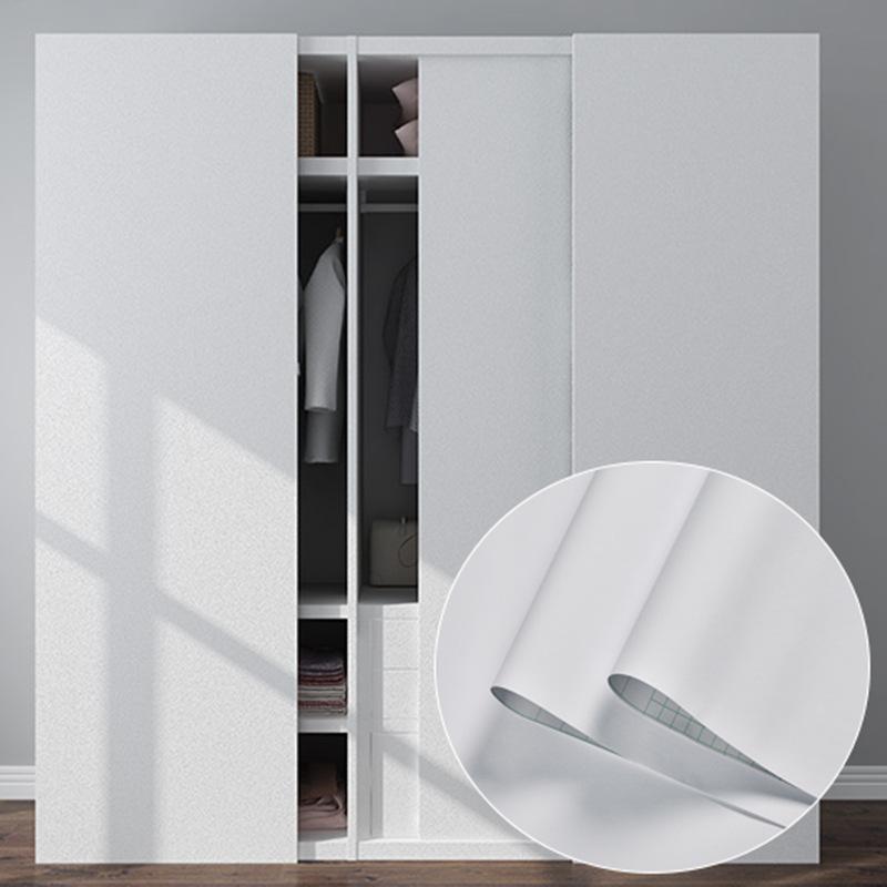 40cm Self-adhesive Renovation Home Cabinet Kitchen Waterproof Wall Stickers PVC Thickened DIY Solid Color Wallpaper