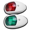 1 Pair Set Universal LED Signal Lamp IP66 Protection Grade Marine Side Navigation LightWhite