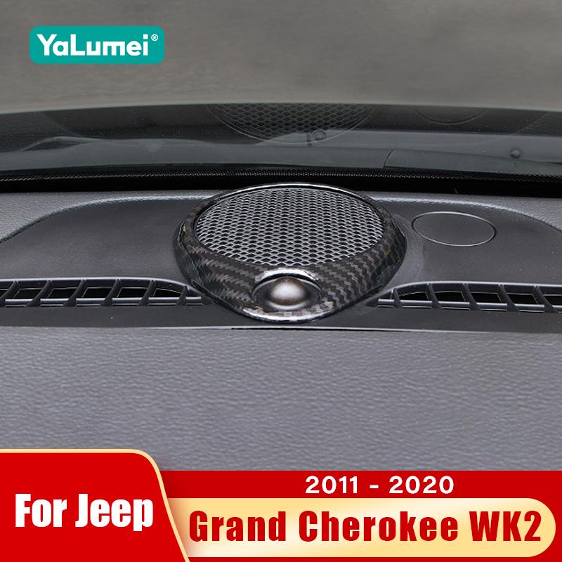 For Jeep Grand Cherokee WK2 2011 2012 2013 2014 2015 2016 2017 2018 2019 2020 Car Dashboard Audio Speaker Trim Cover Accessories