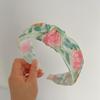 Luxury Embroidered Chinese Zanhua Wide-Brim Face-Washing Headband for Women