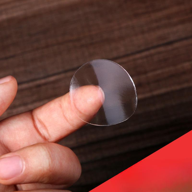Adhésif de voiture sans trace Adhésif double face pour ornements de voiture Adhésif rond transparent et Nano adhésif