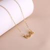 Korean Fashion Rhinestone Crystal Crown Queen Necklace