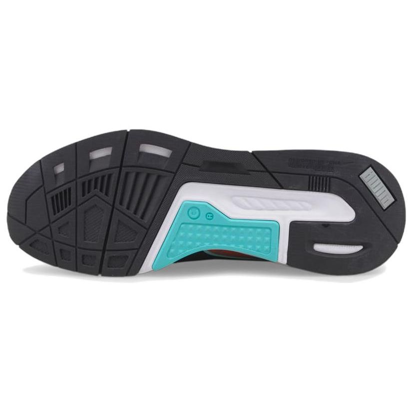 Puma Mirage Sport Fabric Leather Tech Sports Comfort Low Top Lifestyle Shoes Unisex Sneaker Black Orange 383107-05