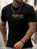 Short Sleeve TShirt AWLUE Mens 100 Cotton Pattern Printed Shirt Summer Round Neck Breathable Casual Fashion Cool Tee