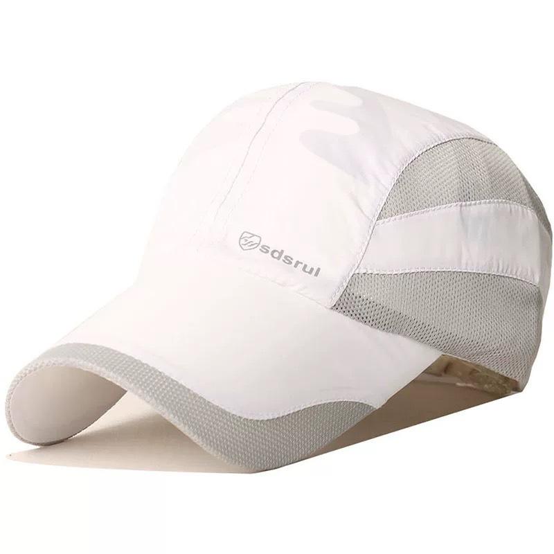 Men's hat spring and summer thin mesh breathable cap cool hat men's casual baseball cap sunscreen visor
