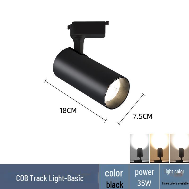 LED Spotlight for Commercial Track Lighting - COB Slide Light