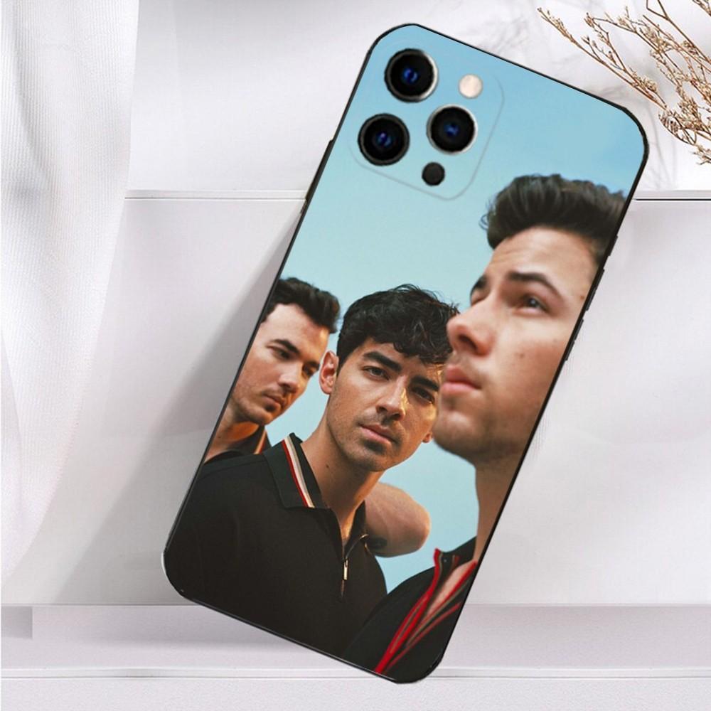 J-Jonas B-Brothers Phone Case For iPhone 16,15,14,13,12,11 Plus,Pro Max,XS,X,XR,SE,Mini,8,7 Soft Silicone Black Cover
