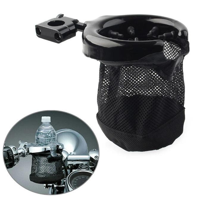 Motocyklové příslušenství Držák na kelímek s vodou, Držák na konvici pro jízdní kolo/elektrokolo, Upravená síťovaná kapsa na nápoje Držák na kelímek s vodou