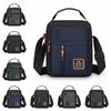 Multi-pockets Men Shoulder Bag Large Capacity Nylon Crossbody Bag Simple Men's Business Bag  Male