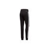 Adidas Three-Stripe Color Block Fitness Training Running Slim-Fit Sports Pants Women Bottoms Black BK2623