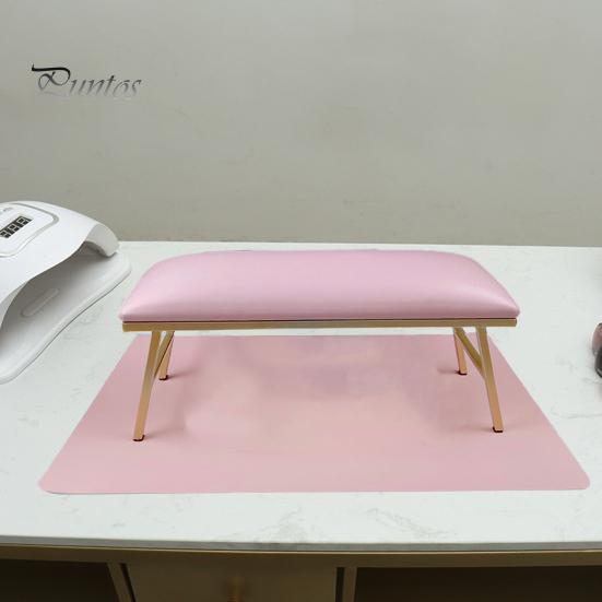 Manicure Hand Pillow Faux Leather User-Friendly Design Support Nails Wrists Anti-Slip Pad Women Accessories
