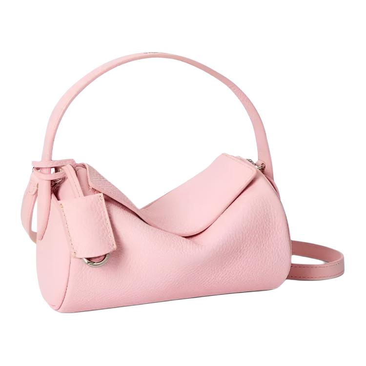 Polo Ralph Lauren Polo Play Brand Embossed Leather Tote Bag Small Women tote bags Pink WAPOBAG03920011