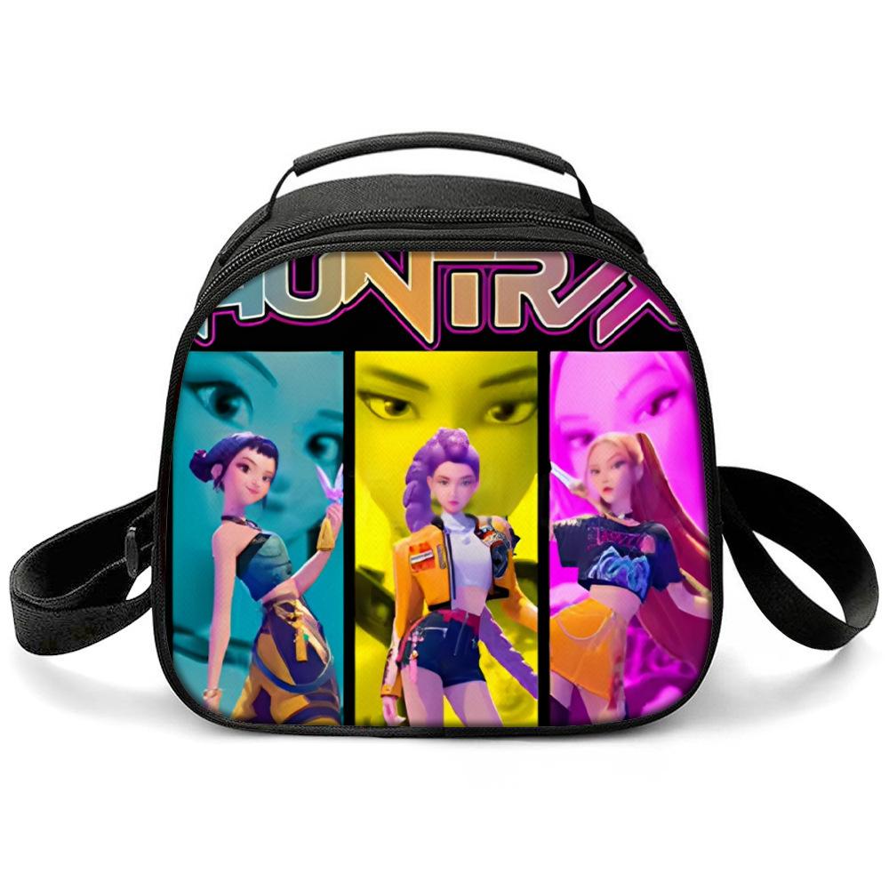 KPOP Witch Hunters Printed Cartoon Student Warm Lunch Bag Messenger Bag