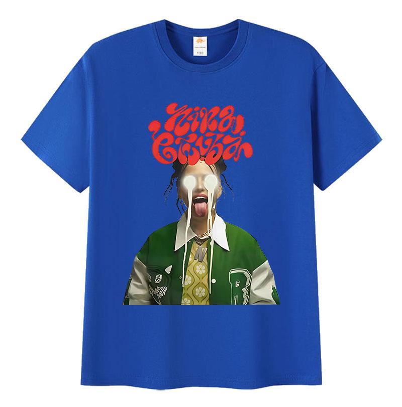 Nina Chuba Arena Album 2025 Merch T Shirt Men Women Fashion Vintage Short Sleeve T-shirts Hip Hop Oversized Cozy Cotton T-shirt