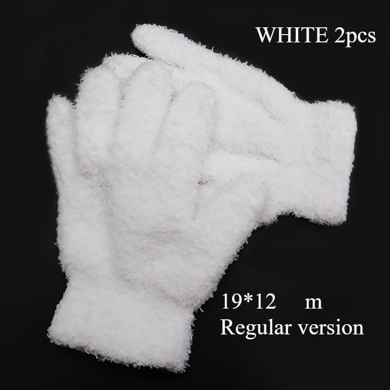 

Superfine-Pile Polishing Gloves (Thickened)-Dual-Use for Walnut, DiamondandOlive Pit Patina Cultivation, Available in White&Gray