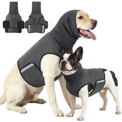 Noise-proof Dog Anxiety Vest Breathable Reflective Strip Pet Soothing Clothes Soft Adjustable Pet Anti-Scare Pullover Vet Visits