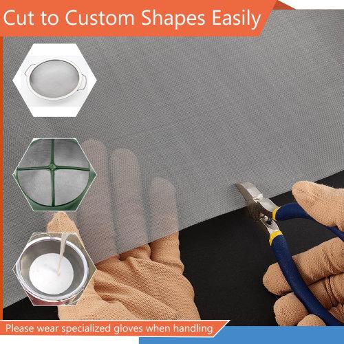 BENECREAT 200*40cm Stainless Steel Mesh Fine Filter, 80 Mesh, Industrial Wire Mesh, Stainless Steel Plain Weave Wire Mesh, Filter Screen Sheet, Strain