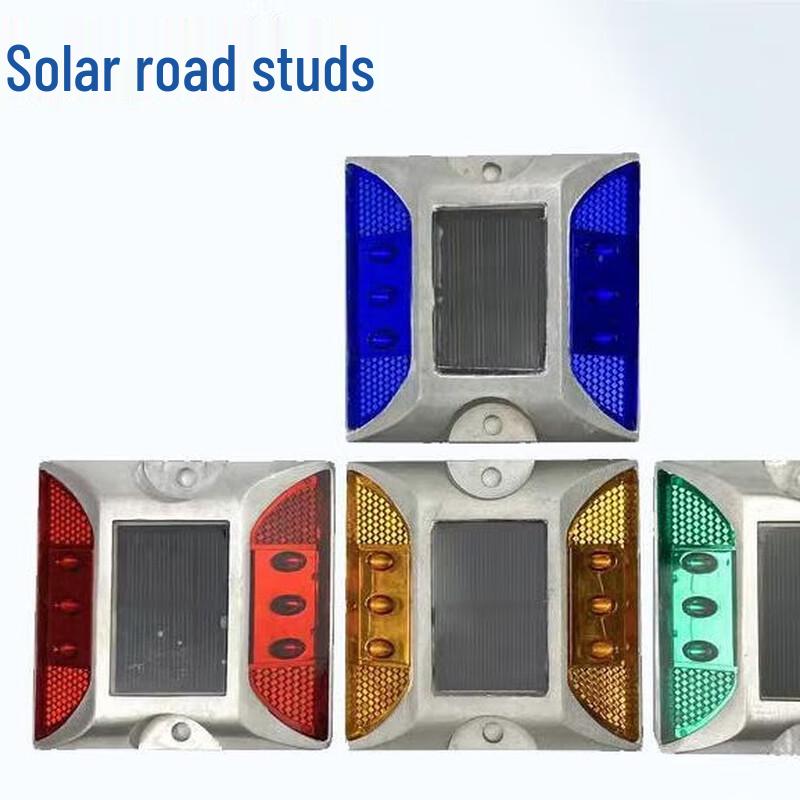 Milin Solar LED Cast Aluminum Flashing Road Stud