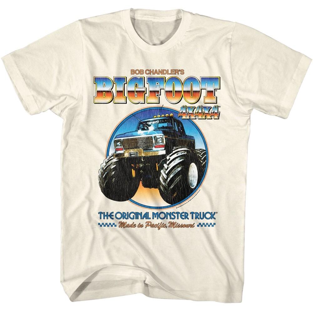 The Original Monster Truck T-Shirt Bigfoot 1982 4x4x4 Vehicles New Merch Natural Unisex T-Shirt XXXL