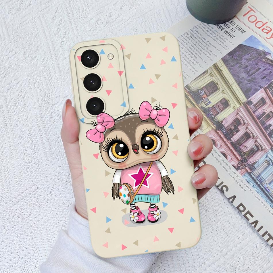 For Samsung S23 Ultra Plus FE Phone Cases Fashion Camera Protection Original Soft Liquid Silicone Cover For Samsung S 23 Shell