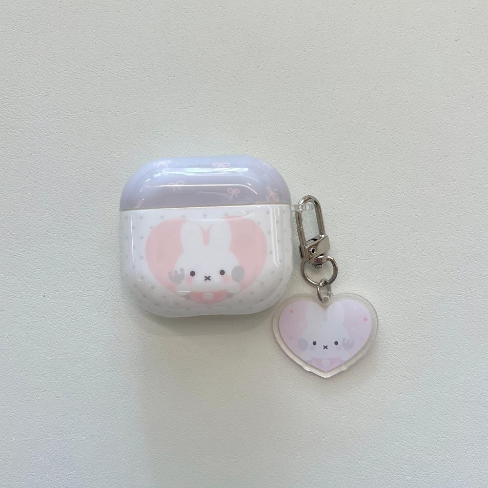 Applicable to Apple AirPods 1 /1 generation love miffy earphone cover PRO1 cartoon pendant case PRO1 anti-drop