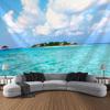 Bedroom Landscape Tapestry Sea View with Coconut Trees Home Mural Art Wall Decoration Aesthetic Garden Hanging Decor