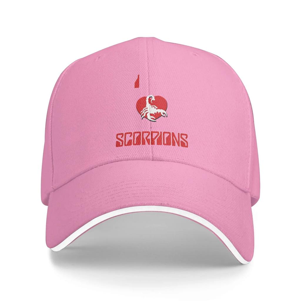 I Love Scorpions Baseball Cap Women Unisex Print Hip Hop Hats Summer Vintage Tennis Skate Sun Snapback Cap